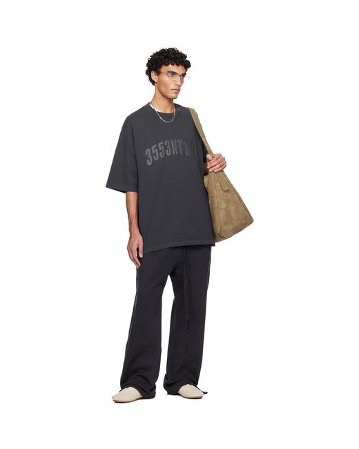 Fear Of God Black Holiday 'Los Angeles' 90S T-Shirt for men
