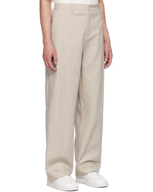 Axel Arigato Natural Serif Trousers for men