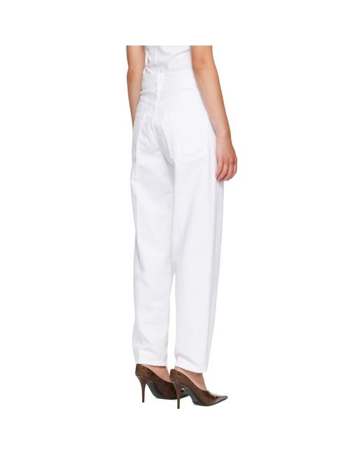 Agolde White 80's Jeans