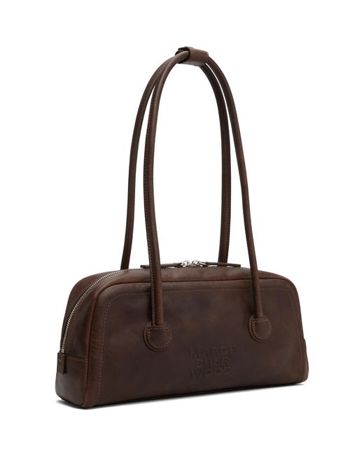 MARGE SHERWOOD Brown Soft Boston Ew Mini Bag