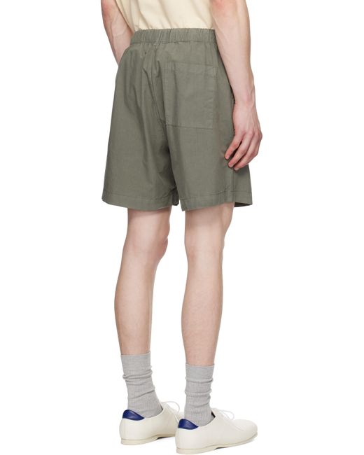 Norse Projects Green Per Cotton Tencel Shorts for men