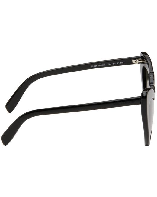 Lunettes de soleil sl 181 loulou noires Saint Laurent en coloris Black