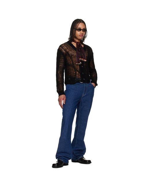 Our Legacy Black Academy Cardigan for men