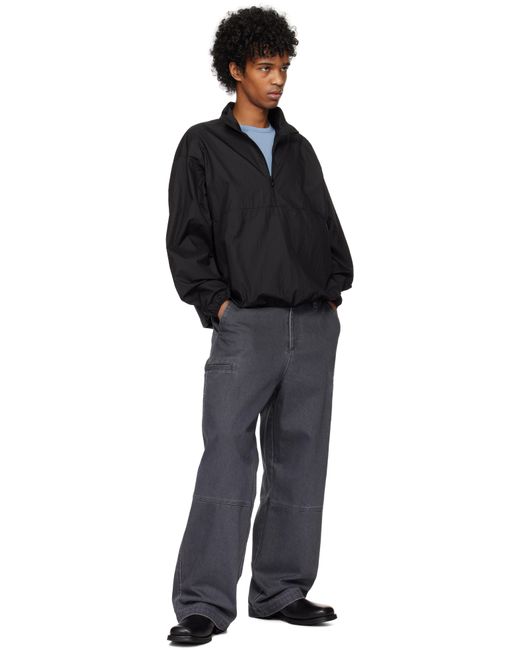 LE17SEPTEMBRE Black Re-Nylon Anorak for men