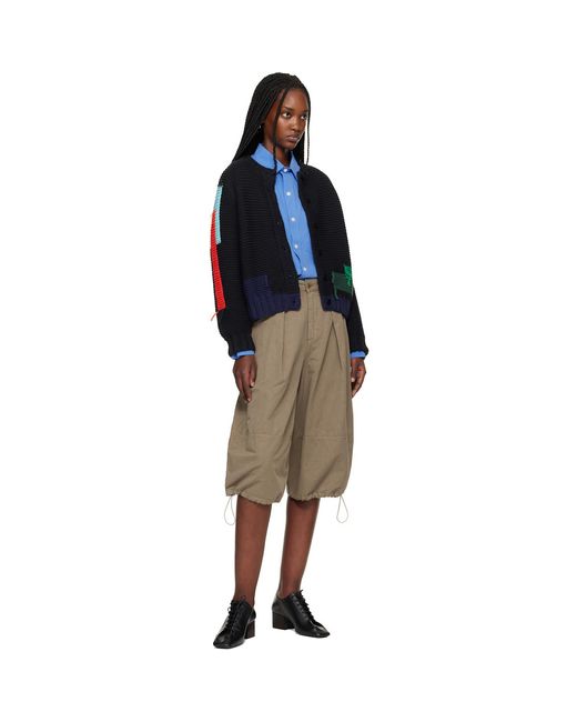 YMC Multicolor Khaki Salba Shorts