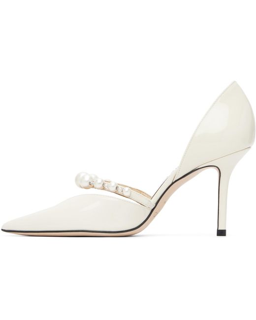 Jimmy Choo Black Off- Aurelie 85 Heels