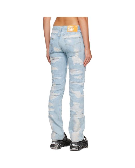 NOTSONORMAL Blue Destroyed Jeans