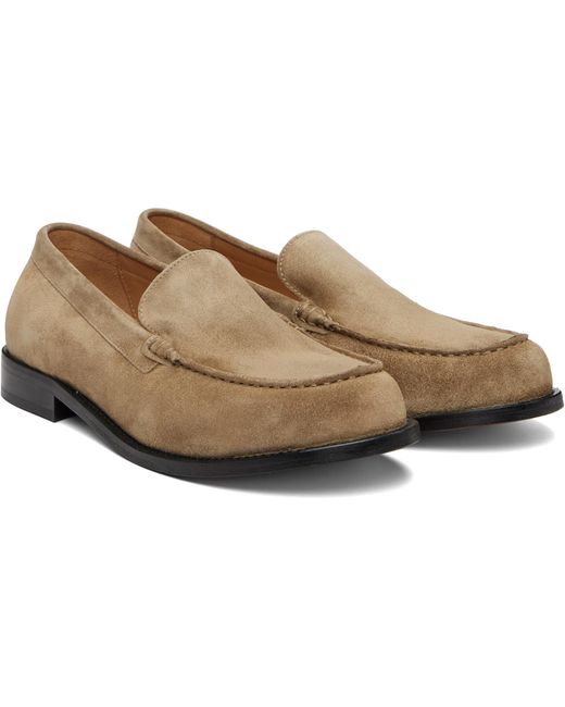 A.P.C. Black Suede Loafers for men