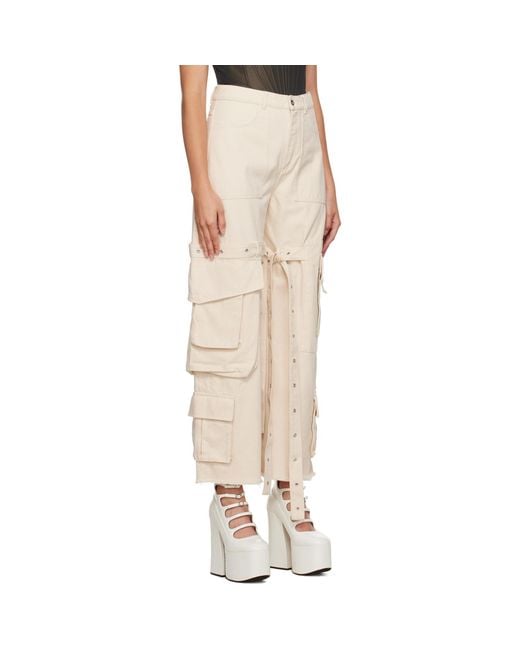 Marques'Almeida Natural Marques Almeida Multi-Pocket Jeans