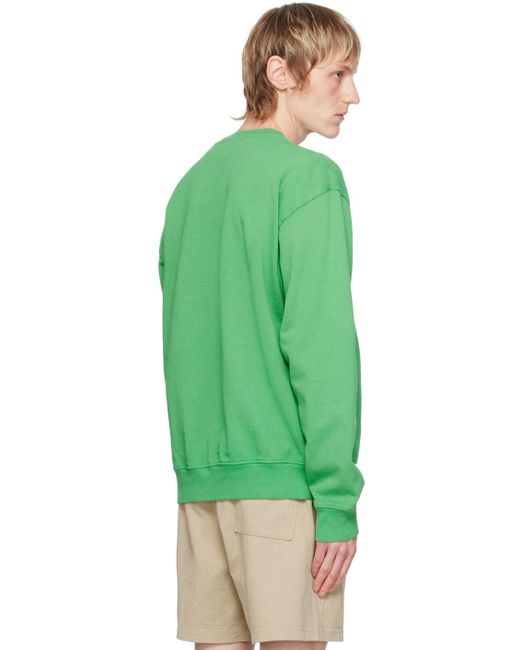 Sporty & Rich Green '1800 Health' Sweatshirt for men