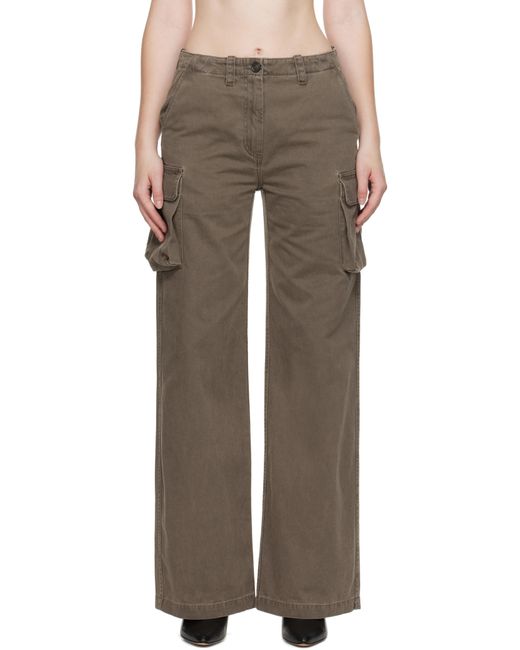 Pantalon Cargo Peak Kaki Our Legacy en coloris Brown