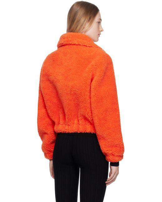 Moschino Jeans Orange Zip Jacket