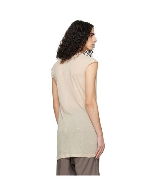 Rick Owens Black Off- Temple Dylan T-Shirt for men
