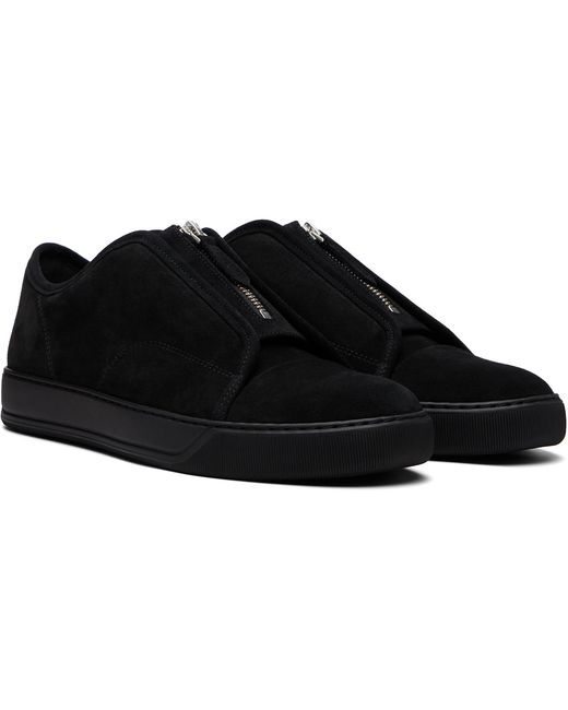 Lanvin Black Dbb1 Zip Sneakers for men