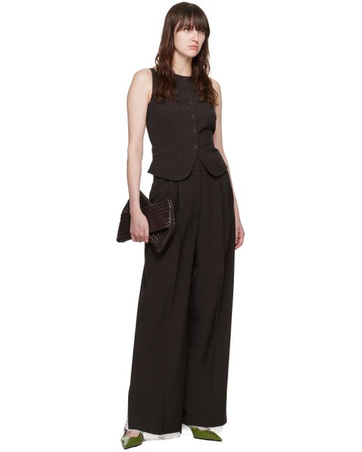 Pantalon Celeste Brun Beaufille en coloris Black