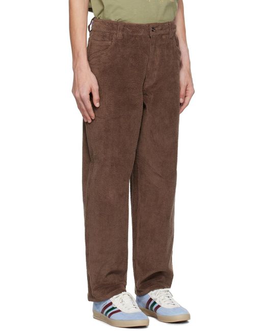 Dime Brown Classic Trousers for men