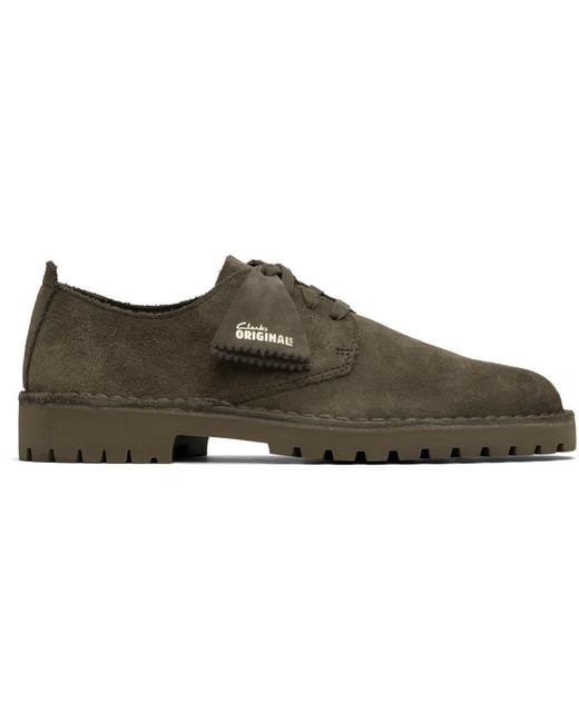 Clarks Black Desert Rock Lo Derbys for men