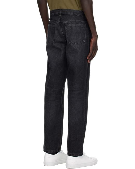 A.P.C. Black Martin Jeans for men
