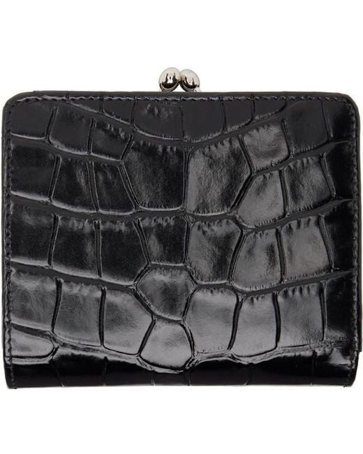 Vivienne Westwood Black Crocodile Wallet