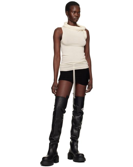 Rick Owens Black Hollywood Bud Shorts