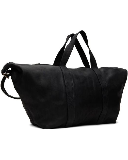 Guidi Black T15M Small Duffle Bag for men