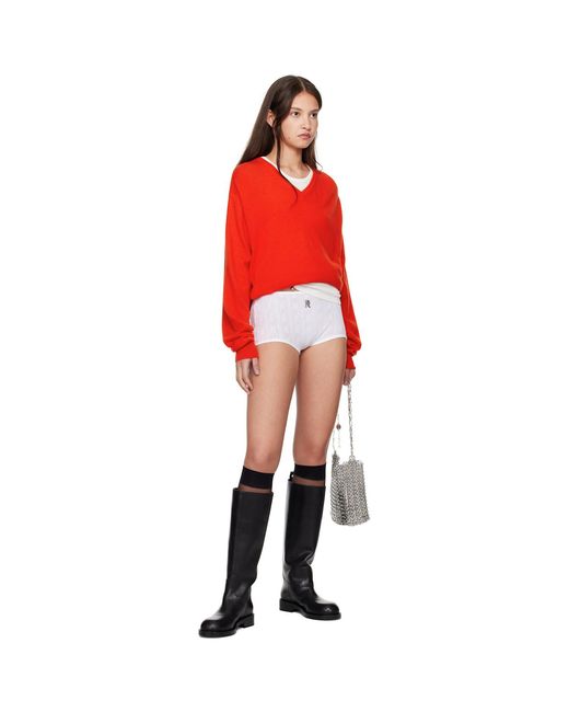 Rabanne Black Pointelle Shorts