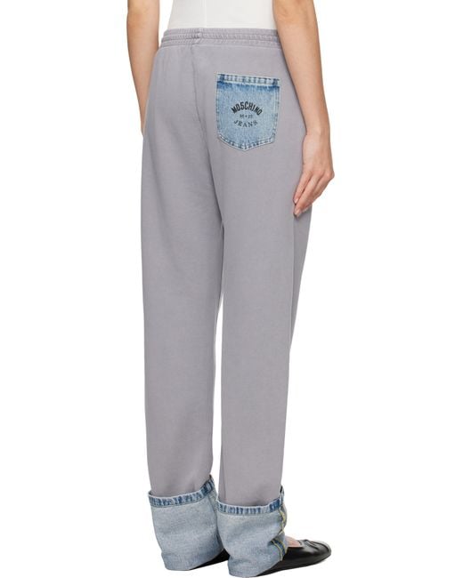 Moschino Multicolor Cotton Fleece Lounge Pants