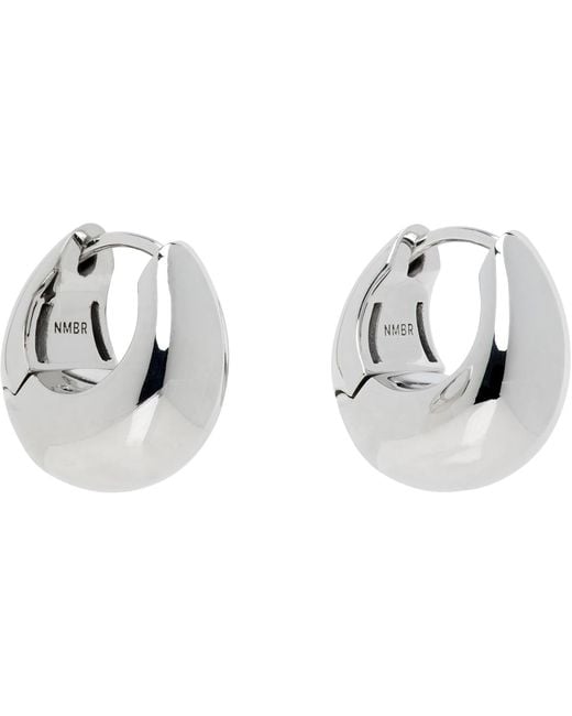 NUMBERING Metallic #5116 Earrings for men