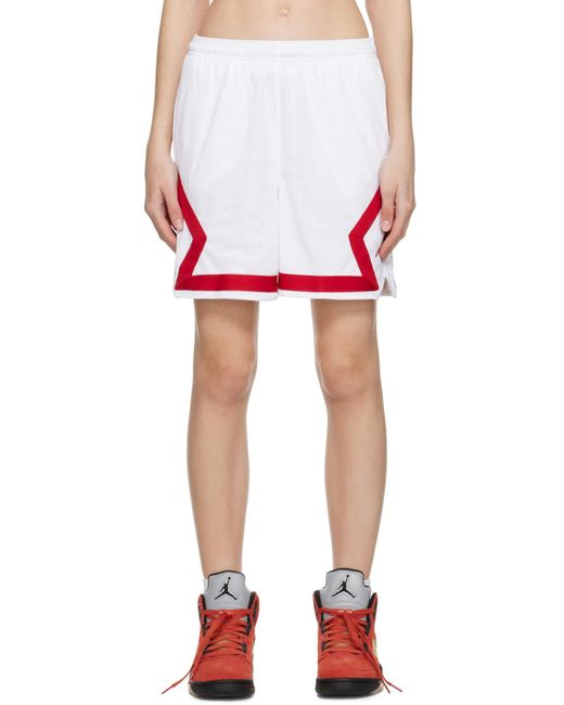 Nike Red White Diamond Shorts