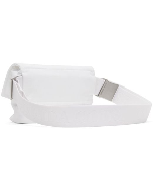 Canada Goose Black White Mini Waist Pack Belt Bag