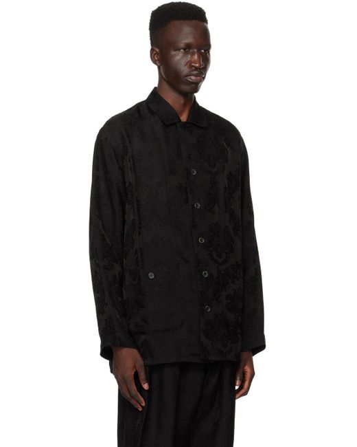 Chemise theo noire Uma Wang pour homme en coloris Black