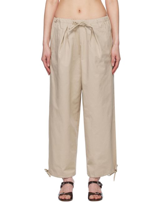 Deiji Studios Natural Drawcord Trousers