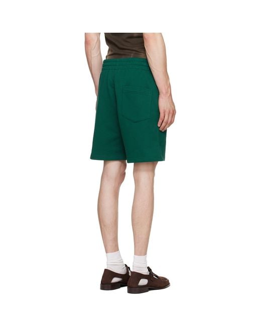 Casablanca Green Sport Type Sweat Shorts for men