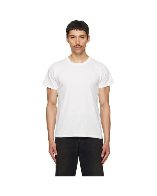 Second/Layer White Og T-Shirt for men