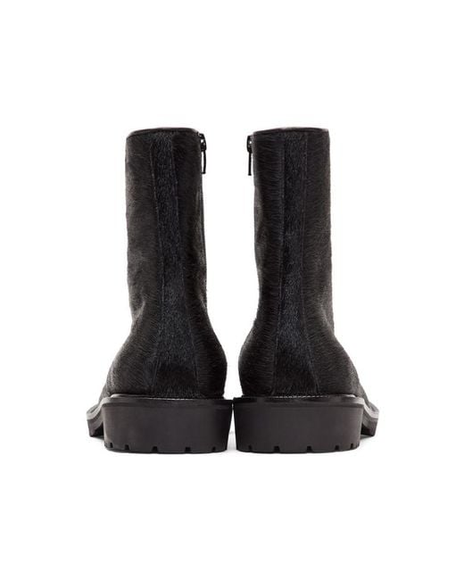 pony hair boots mens