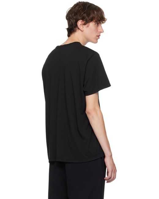 Les Tien Black Classic T-shirt for men