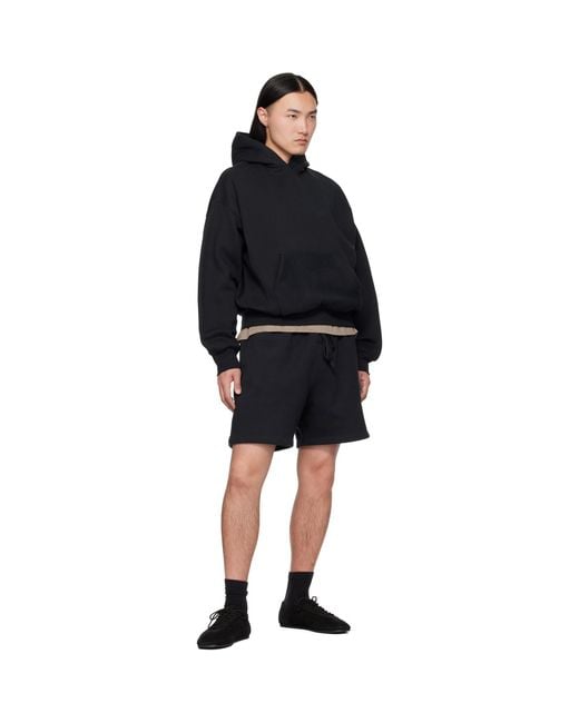 Fear Of God Black Classic Hoodie for men