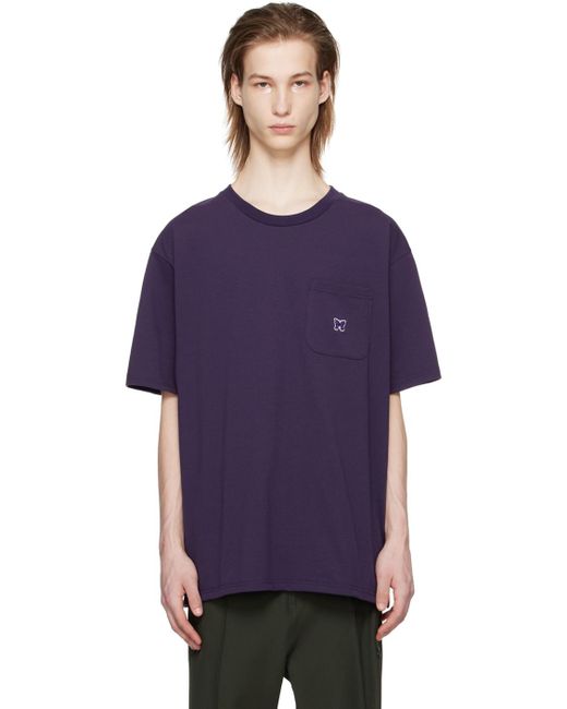 T-shirt mauve à poche Needles pour homme en coloris Purple