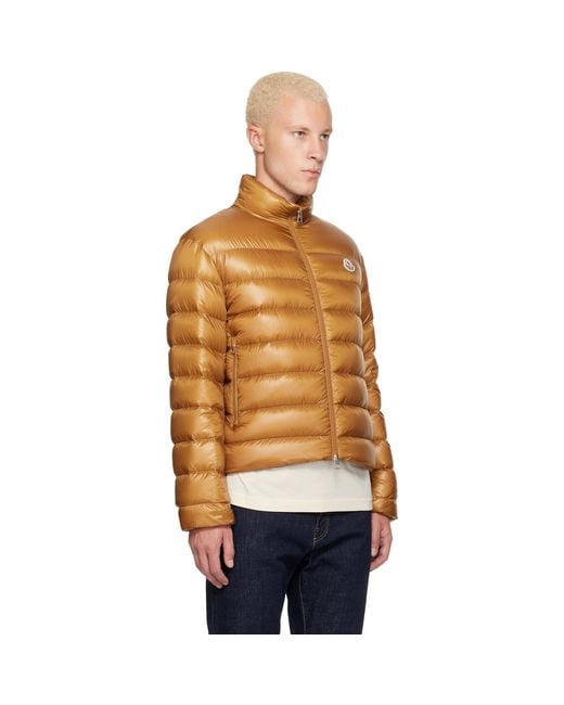 Moncler Orange Sergesta Packable Short Down Jacket for men