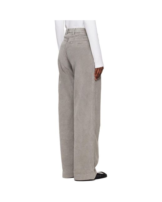 mfpen White Ssense Exclusive Cord Trousers