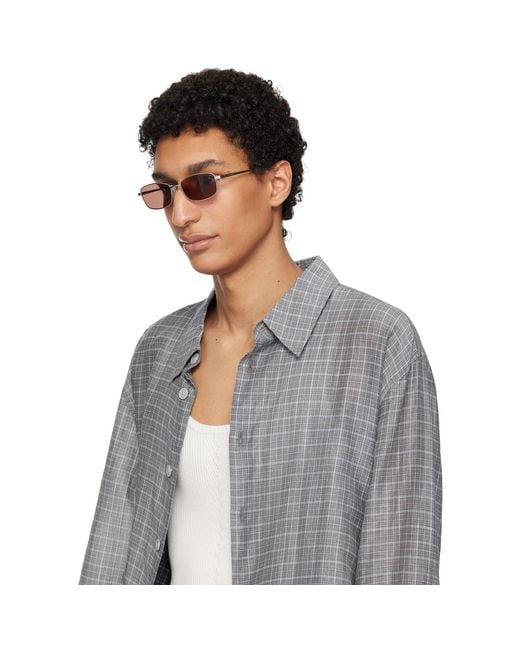Our Legacy Black Librarian Sunglasses for men