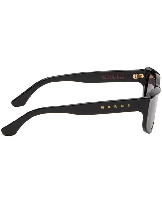 Marni Black Annapuma Circuit Sunglasses for men