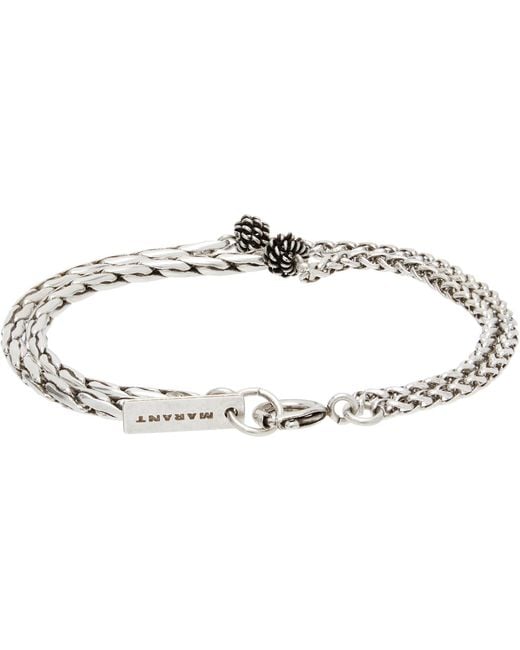 Isabel Marant Metallic Gb Bracelet for men