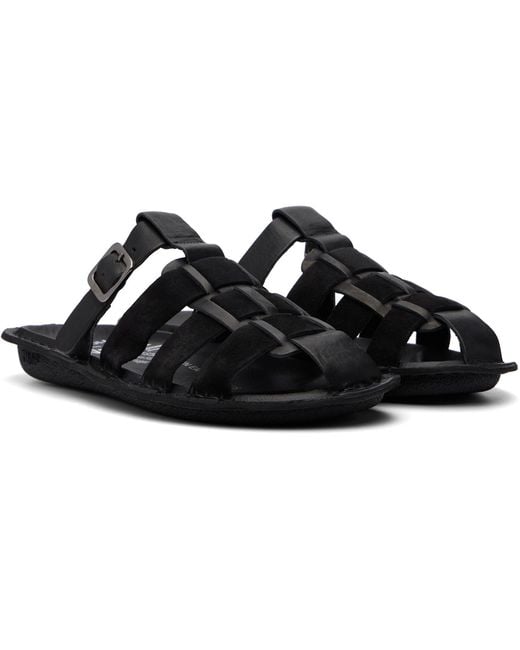Comme des Garçons Black Vibae Edition Steer Smooth & Suede Sandals for men