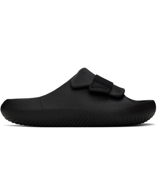 CROCSTM Black Mellow Luxe Recovery Slides for men