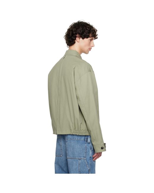 Bottega Veneta Green Khaki Light Jacket for men