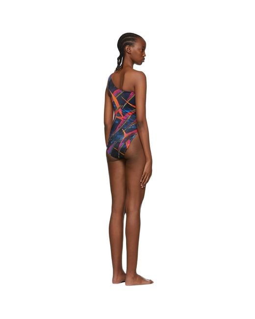 Louisa Ballou Black Recycled Nylon One-Piece Swimsuit