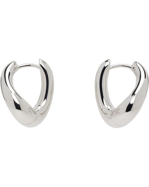 Tom Wood Metallic Twist Hoops Small Earrings for men