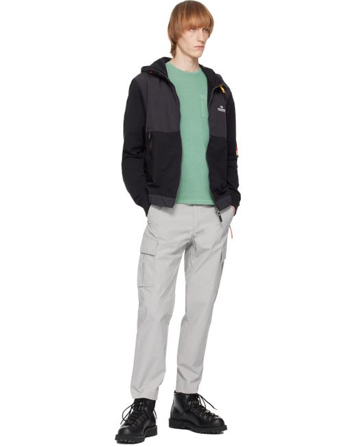 Parajumpers White Gray Lynton Cargo Pants for men