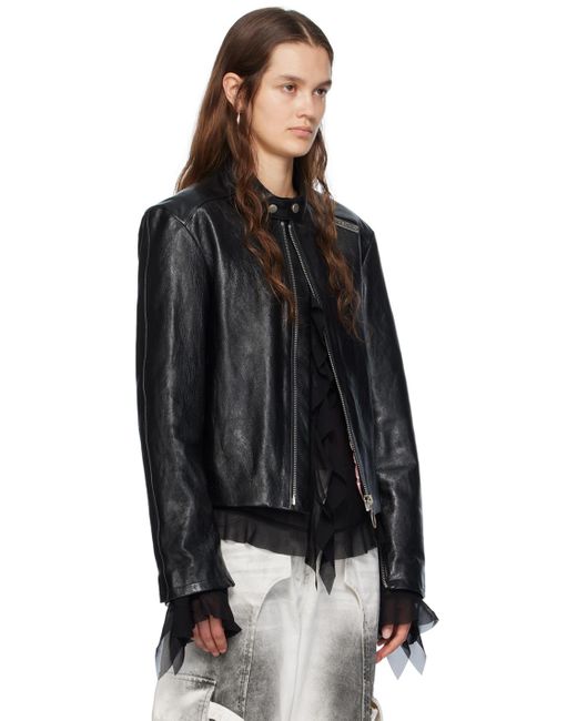 Acne Studios Hardware Leather Jacket in Black Lyst UK